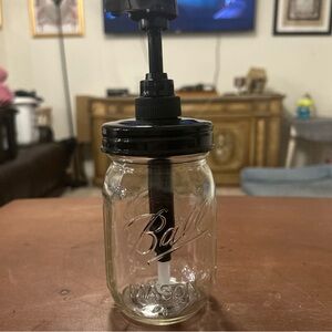 BALL Mason Jar SOAP & LOTION PUMP DISPENSER Glass GIFT Country Farmhouse